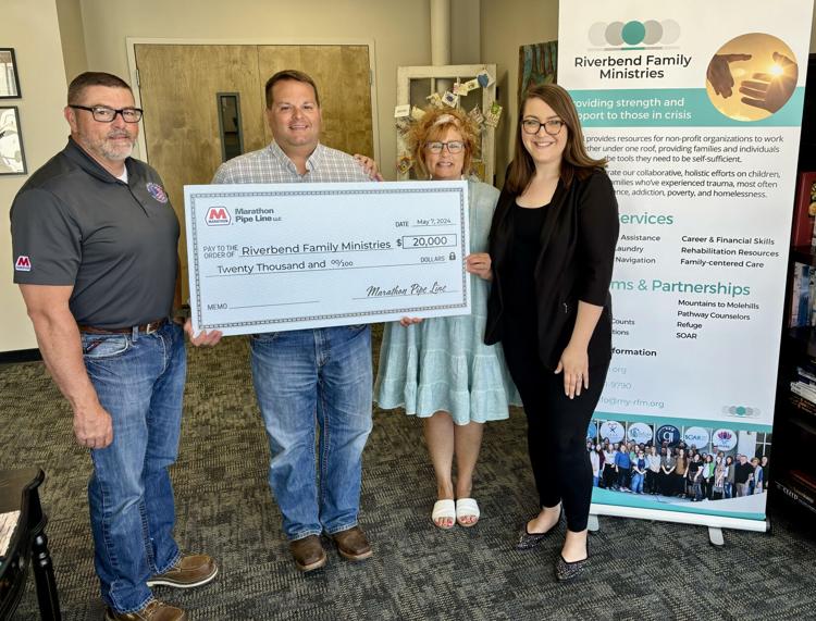 Marathon Pipe Line donates $20,000 to&nbsp;RFM